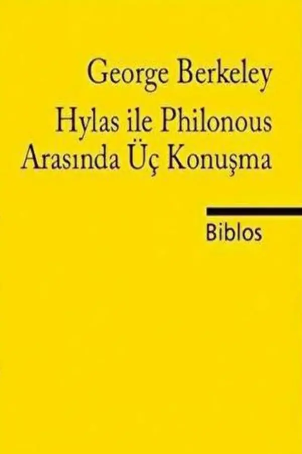 Hylas ile Philonous Arasında Üç Konuşma